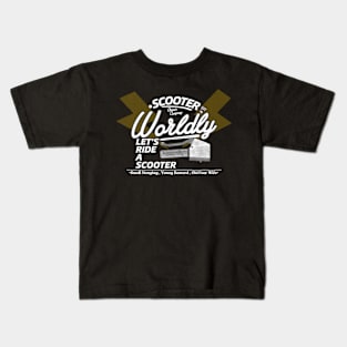 Worldy scooter Kids T-Shirt